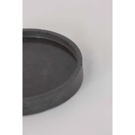 Grande soucoupe ronde en béton - couleur gris anthracite